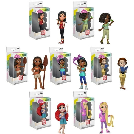 Funko Rock Candy - Ralph Breaks the Internet Vinyl Figures - SET OF 7 (Mulan, Moana, Ariel +4)