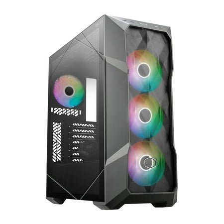 Cooler Master TD500 MAX ATX Mid-Tower PC Case with Atmos 360 MAX AIO Cooler, GX II 850W PSU, Mobius ARGB Fans, Type C