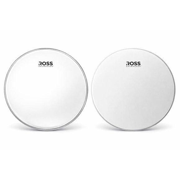ROSS RS-1 Series 14 Inch Snare Drum Head Pack, Coated Batter and Clear Resonant Pair for Snare Drum