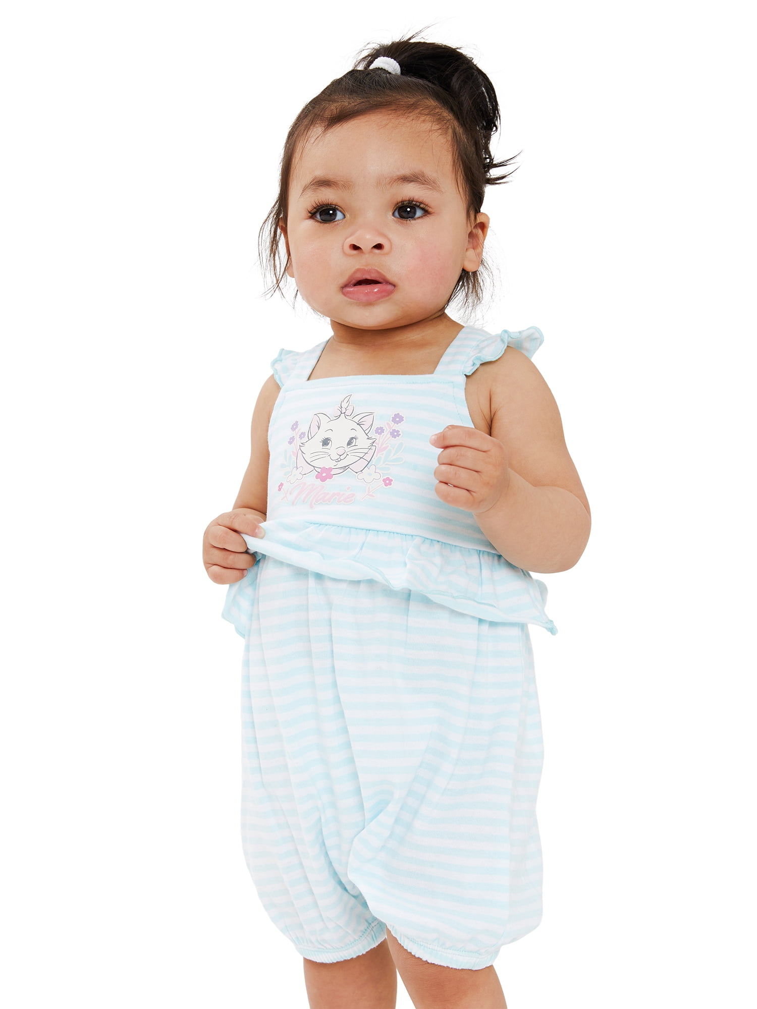 Disney Aristocats Marie Baby Girl Rompers, 2-Pack, Sizes 0/3-24 Months