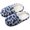 Blue, variant on Opolski 1 Pair Slippers Soft Bottom Leopard-print Plush Comfortable to Wear Warm Slippers for Daily Life