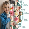 thumbnail image 3 of Blackout Kids Curtains,Dogs with Flowers Childrens Insulated Curtains Set Of 2,Bedroom Essentials,Toddler Room Decor 52x84in(132x213cm), 3 of 4