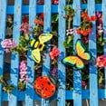 thumbnail image 6 of 3 Pcs Metal Butterfly Wall Art Decor Kit, 3D Metal Insect Bee Wall Art Decor Hanging Outdoor Wall Art Multicolored Handmade Flowers Outdoor Garden Patio Decor, 6 of 7