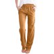 thumbnail image 1 of Pantalones elásticos de pierna recta para mujer - Cintura con cordón de algodón - Casual de cintura alta - Terciopelo dorado - Tallas S-XXL - Todas las estaciones, 1 of 5