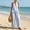 Blue plus size 2 piece set a1, variant on Cagogo Women Plus Size 2 Piece Halter Neck Sleeveless Tank Top Wide Leg Pants Set Plaid Boho Beach Outfits Loose Summer Vacation Cruise Matching Lounge Suit Tracksuits, Blue S