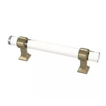 Liberty P37296C-720 3 3/4" Acrylic Cabinet Drawer Pull Champagne Bronze w Clear Acrylic