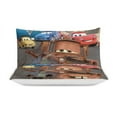 thumbnail image 4 of Cartoon Anime Lightning Mcqueen Thickened Bed 3 Pieces Set With Pillow Shams for All Seasons 86"x70", 4 of 7