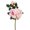 Pink, variant on Enova Home 1 Pc 17" Tall Artificial Silk Open Roses Stem Fake Flowers Spray for Home Wedding Party Decoration (Red)