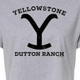 thumbnail image 3 of Yellowstone  - Stone Dutton Bravado - Juniors Cropped Cotton Blend T-Shirt, 3 of 6