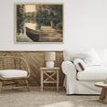 thumbnail image 2 of Lake Life at Sunset Gold Framed Floater Canvas Wall Art, design by Sara Culpepper, 2 of 10