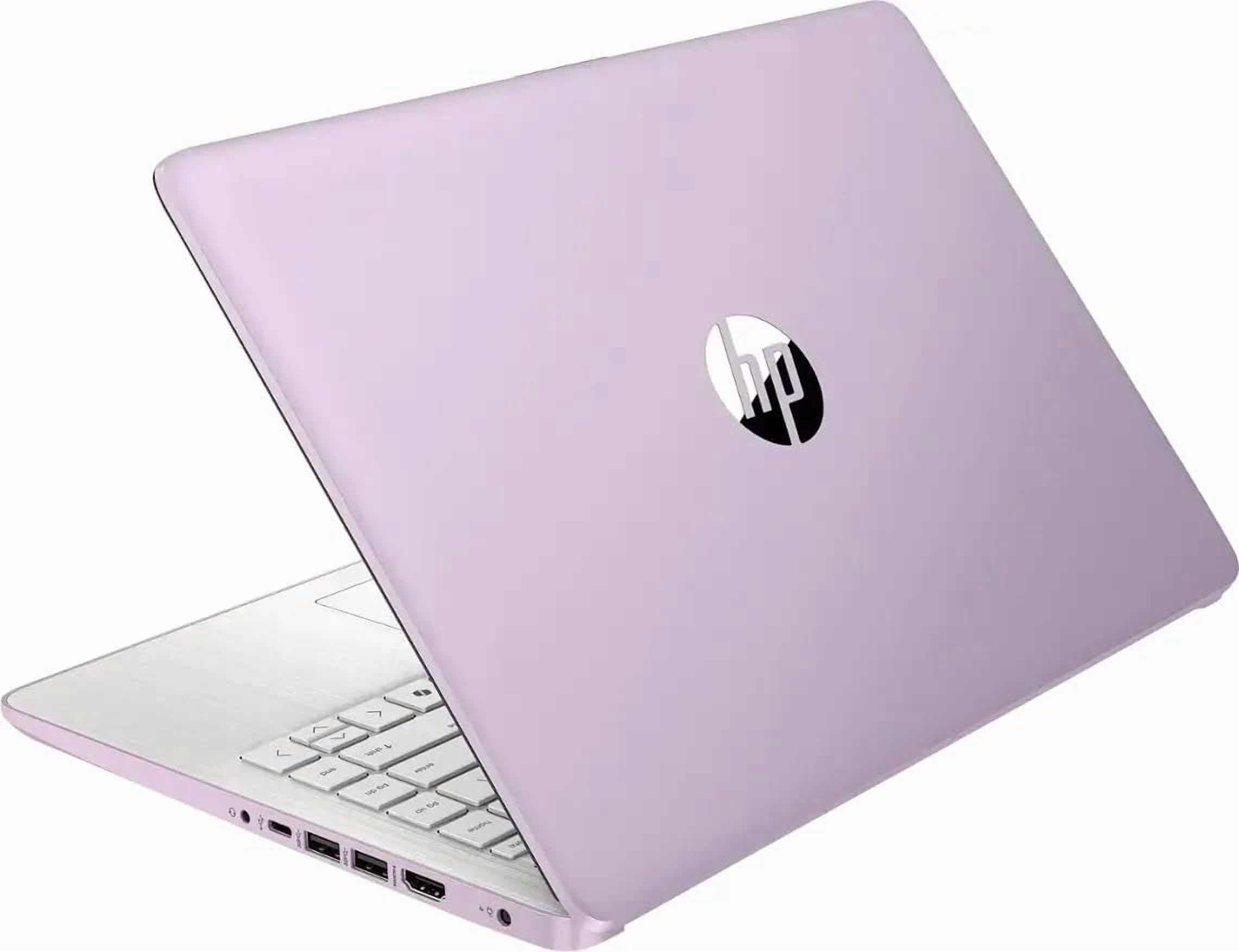 HP 14 Laptop Ultra Thin & Light, Intel N150 Quad-Core Processor, 8G RAM, 128GB SSD, HDMI, USB-C, WiFi 6, SD Card Reader, Microsoft Office 365 Included, Windows 11, Lavender, XtreDura Accessories