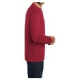 thumbnail image 3 of Yellow Rooster Men's Long Sleeve Core Blend T-Shirts Red 3XL, 3 of 6