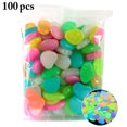 thumbnail image 1 of 100PCS Garden Pebbles Polished Glow in the Dark Decor Pebbles Outdoor Pebbles, 1 of 10