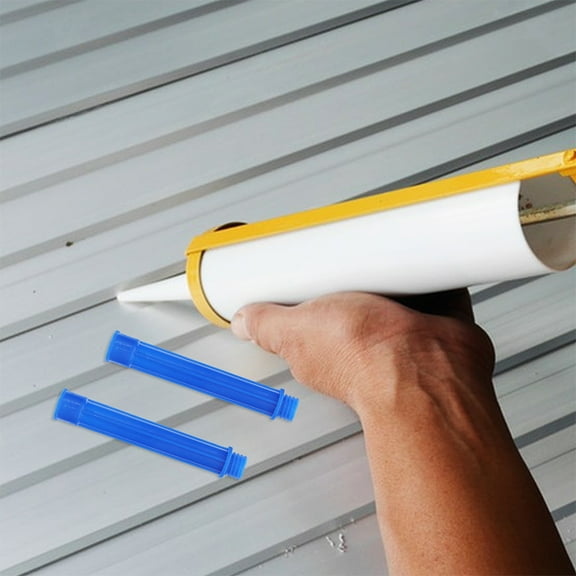Raindrops Extended Plastic Caulk Nozzle Caulking Tube Extension Caulking Nozzle Extension Tool for Precision Caulking Applications