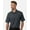 Dark Charcoal, variant on Harriton M105T Men's Tall Maverick CVC Pique Polo-Red-LT
