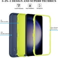 thumbnail image 5 of for Samsung Galaxy S23 FE Case with HD Screen Protector,[Not fit Galaxy S23 ] Samsung Galaxy S23 FE Phone Case [3 in 1] Heavy Duty Phone Case for Samsung Galaxy S23 FE 5G (BlueGreen), 5 of 13