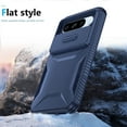 thumbnail image 5 of for Google Pixel 8 Pro Case with Built-in Camera Lens Slide Cover, Heavy-Duty Shockproof Rugged Case Heavy Duty Bumper Shockproof Phone Cover for Google Pixel 8 Pro,Blue, 5 of 7
