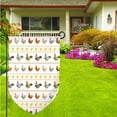 thumbnail image 3 of Wukai Funny Chicken Print Garden Flag 12.5x18 Inch Double Sided Sun-resistant Rain-resistant, Wrinkle-resistant Colorfast(Only Flag), 3 of 7