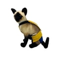 thumbnail image 4 of Barkertime Daffodil on Blue Cat Diaper Overall, 4 of 7