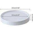thumbnail image 2 of Plateau de Pot de Fleurs avec Roulettes Support de Pot de Plantes en Plastique Durable Outil de Jardinage Pratique Plateau de Vase de Fleurs Plateau de Pot de Fleurs Rond en Plastique, 2 of 5