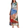 thumbnail image 2 of 19 France Visit La Cote D'Azur Travel Poster Long Dress dresses korean style beach dress Dress, 2 of 6