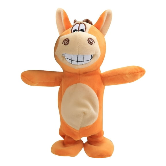 BESTSKY Plush Cactus Chicken Plushy Animal Children's Funny Donkey Talking Walking Plush Toy Doll Electric Animals Learn Tongue Toy