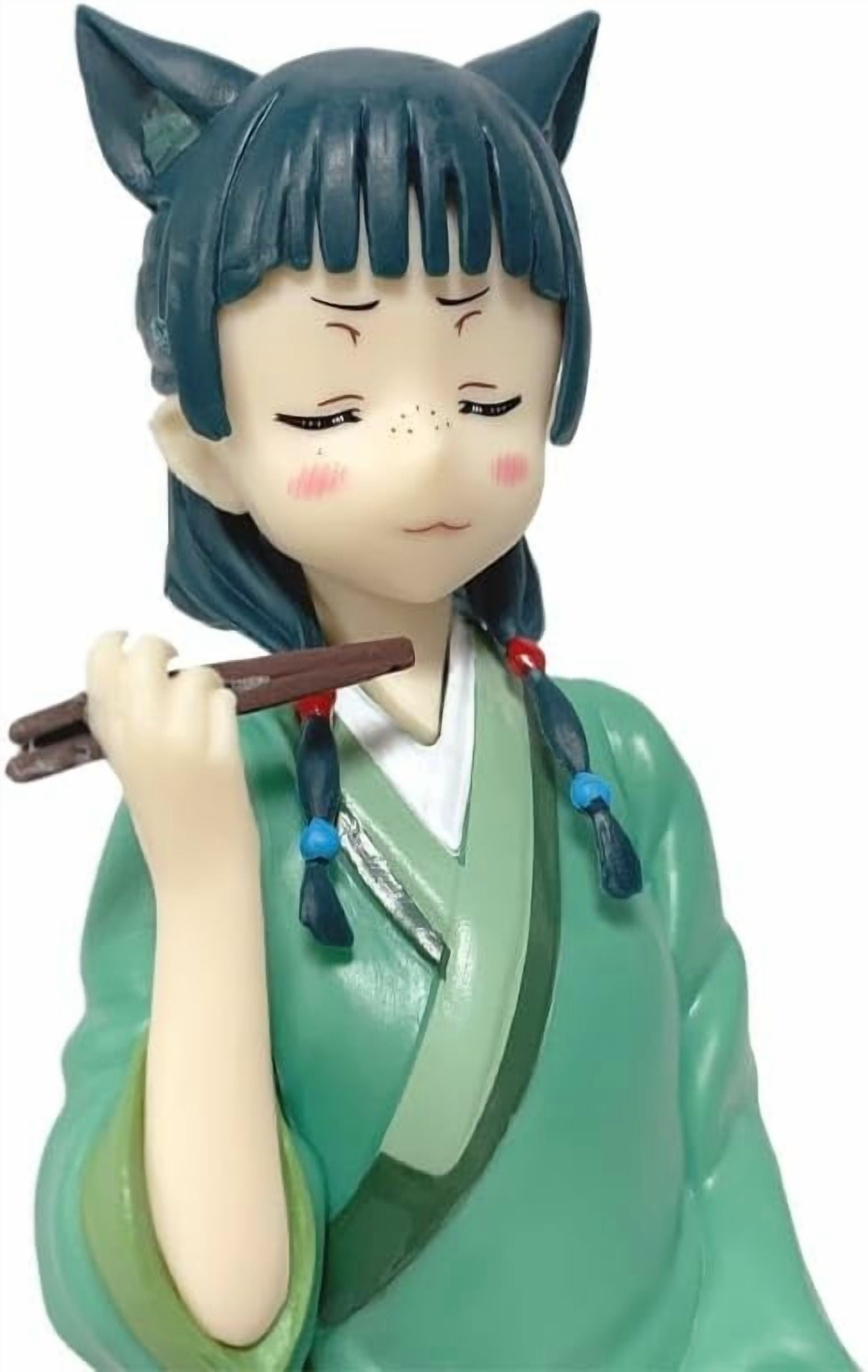New Maomao Figure, Cat Ears Maomao Action Figure Handmade PVC Anime Cartoon Manga Game Character Model Statue Collectible Craft Gift (a)