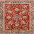 thumbnail image 1 of Ahgly Company Indoor Square Abstract Light Copper Gold Abstract Area Rugs, 8' Square, 1 of 6