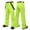 007#-KK Fluorescent Green, variant on Domzest Ski Pants Women Insulated Waterproof Winter Snowpants Baggy Snowboarding Pants Fleece Thermal Bib Overalls with Pocket Light Purple L