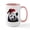 White/Pink Inside, variant on CafePress - Cute Panda Bear Wearing A - 15 oz Ceramic Large White Novelty Mug