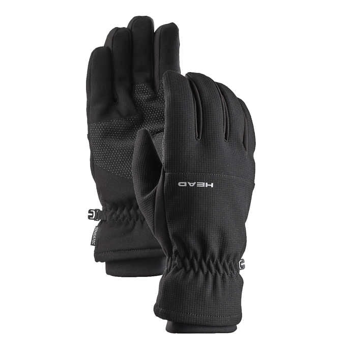 Details about   HEAD Men's Sensatec WATERPROOF WINDPROOF Hybrid Gloves BLACK S/P/CH 