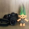 thumbnail image 3 of Lucky Troll Dolls, Vintage Troll Dolls Cromático Adorable para colecciones, proyectos escolares, artes y manualidades, regalos de fiesta, cabello colorido de 7.5 pulgadas de alto (incluye la longitud, 3 of 5
