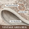 thumbnail image 4 of D Boho Area Rug for Living Room Machine Washable Rug Non Slip Carpet Soft Living Room Rug Room Decor Rugs for Bedroom Kids Playroom, 4 of 7