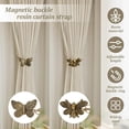thumbnail image 2 of LOVEVER Embrasses de Rideau Résine Embrasse de Rideau Magnétique Porte-Rideau Abeille Volante Décoratif Papillon Attaches de Rideau Magnétiques Belle Embrasse de Rideau Embrasse de Rideau Embrasse, 2 of 10