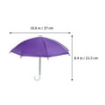 thumbnail image 3 of 2Pcs Decorative Phone Protector Small Phone Sunshade Riding Small Umbrella Universal Phone Sunshade, 3 of 8