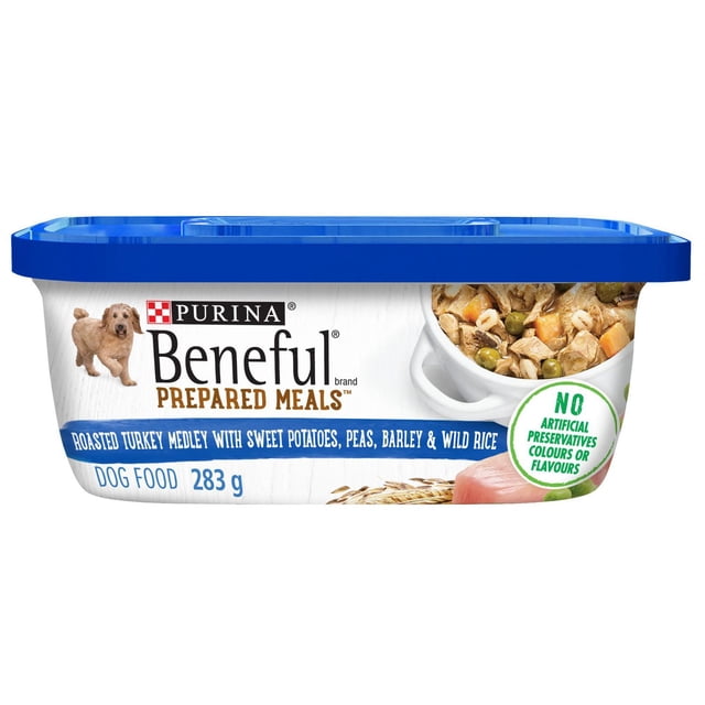 Beneful Repas Préparés Mélange de Dinde Grillée, Nourriture Humide pour Chiens 283 g