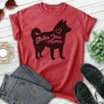 thumbnail image 2 of Shiba Inu Mama, Unisex Women's Shirt, Shiba Inu Owner, Funny Dog Mama Gift, Heather Red, XX-Large, 2 of 6