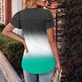 thumbnail image 5 of ATENAR T Shirts for Women Lightweight Loose Womens Shirts Summer Tee Green XL, 5 of 7