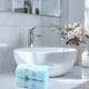 thumbnail image 5 of Toallas de Baño de Algodón Premium, Altamente Absorbentes y de Secado Rápido, 73 X 34 Cm, Ideales para El Baño, El Spa, El Hogar o para Invitados. Disponibles En Amarillo, Rosa y Azul., 5 of 6