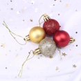 thumbnail image 4 of Silver24pcs 3cm Christmas Tree Topper Ball Baubles Hanging Ornaments Party DecorationsSilver, 4 of 5