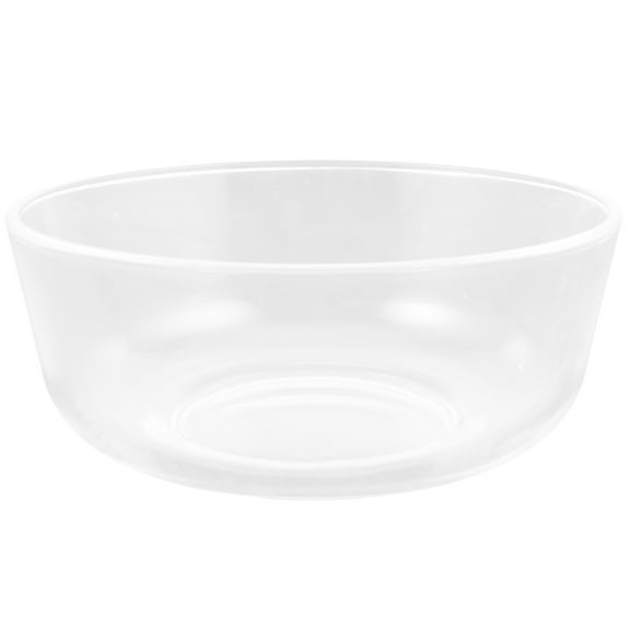 FUEENIRVA 1Pc Glass Fruit Serving Bowl Clear and Elegant for Salads Desserts and Casual Gatherings