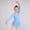 Blue-C, variant on FRSASU Girl's Dance Leotard Dress Long Sleeve V-Neck Ballet Skirted Stretchy Lightweight Class Gymnastics Dance Outfit Blue-C
