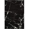 thumbnail image 3 of 5â€™ x 8â€™ Black and White Abstract Breakage Area Rug, 3 of 5