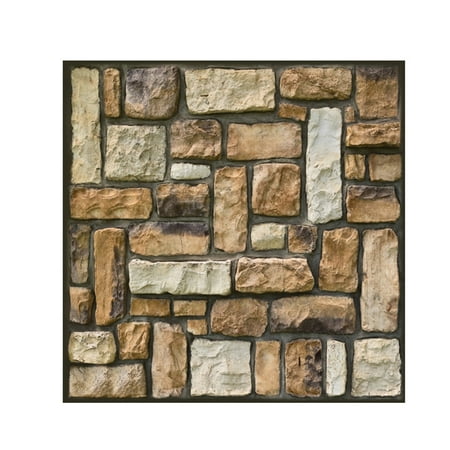 Vintage Water - Vintage Self Adhesive Wallpaper Brick Removable 1pc 30*30cm Modern Home Decor Waterproof Wall Covering 3D DIY Wallpapers (506)