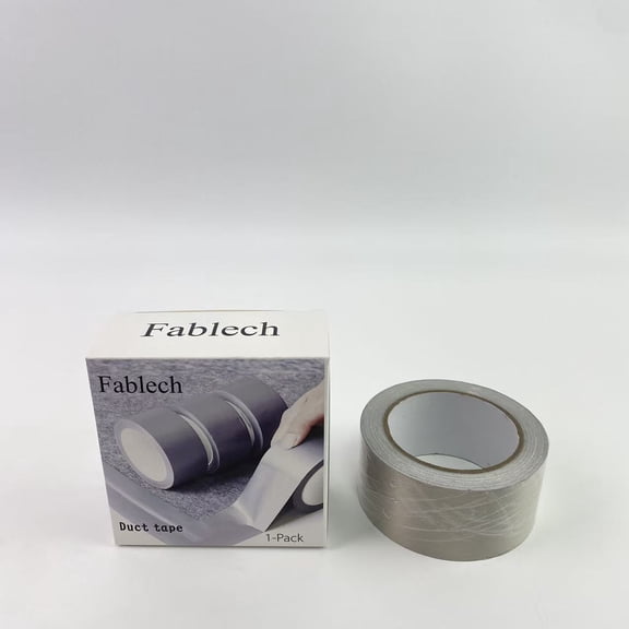 Fablech Duct tape,Professional Grade General Purpose Gray Electrical Tape. Vinyl Rubber Adhesive Electrical Tape: 2 inch X 66 ft. - Use at No More Than 600V & 176F (Pack of 1)