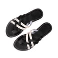 thumbnail image 2 of Wowcloth Women's Fashion Casual Flat Sandals – Lightweight Slip-On with Solid Color Design for Spring Summer Beach and Outdoor Wear, 2 of 9