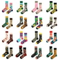 thumbnail image 3 of version AB Asymétrique couple Tendance Chaussettes Hautes en Coton 23 EU37-44, 3 of 6