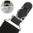 thumbnail image 3 of OUNONA Duckbill Buckle Suspenders for Socks Men Women's Man, 3 of 8