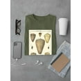 thumbnail image 3 of Cone Shells. T-Shirt Men -Denis Diderot Designs, Male 4X-Large, 3 of 4