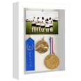 thumbnail image 4 of Americanflat 8x10 Shadow Box Frame with Shatter-Resistant Glass Silhouette Collection Large Display - White, 4 of 8